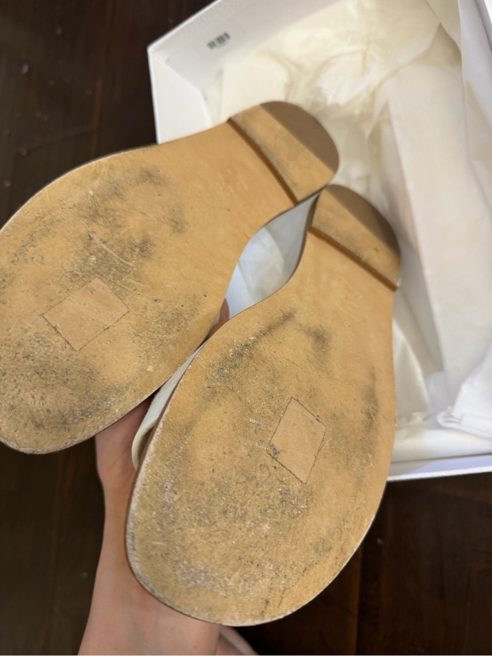 Dior White Christian Dior Paris Slide Sandals - Picture 4 of 4